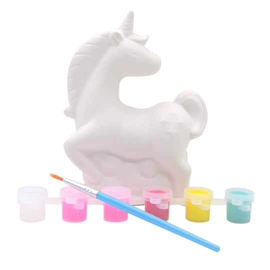 12 Pack: Paint Your Own 3D Ceramic Unicorn Kit by Creatology&#x2122;